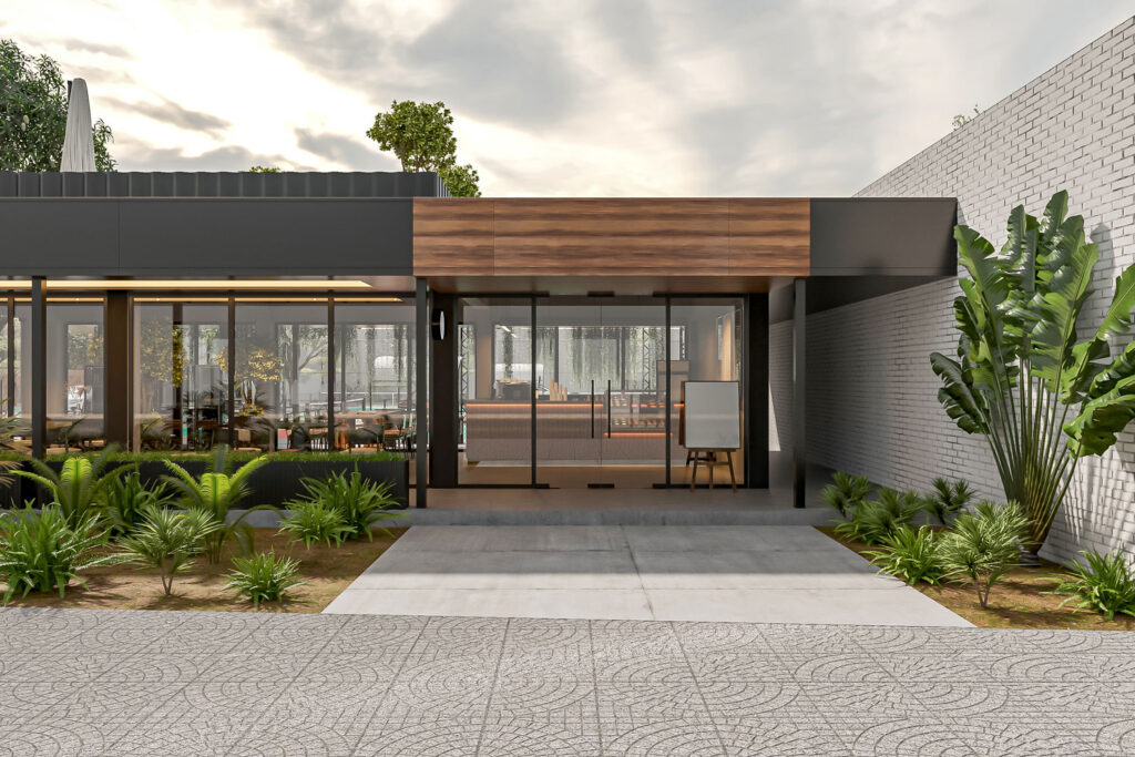 remodeled commercial building