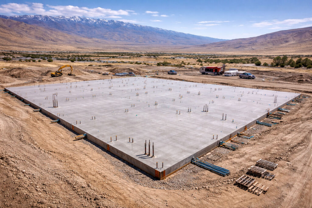 comercial concrete slab foundation