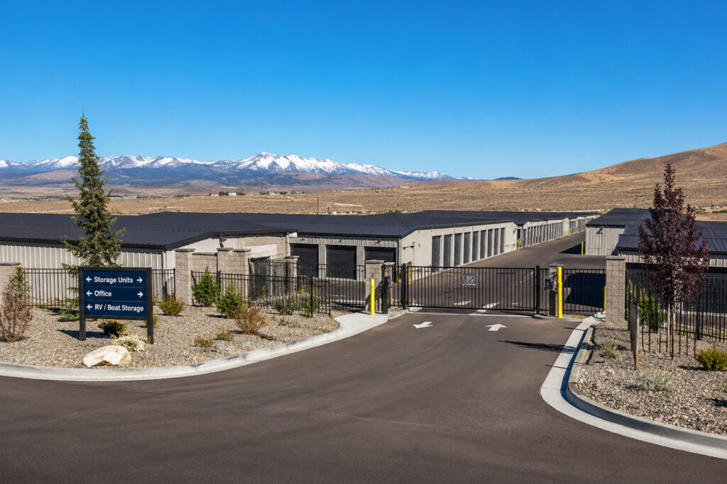 Self storage facility Elko County Nevada construction remodel Braemar