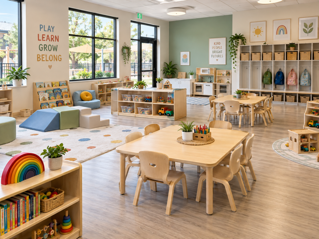 Bright Modern Preschool Classroom