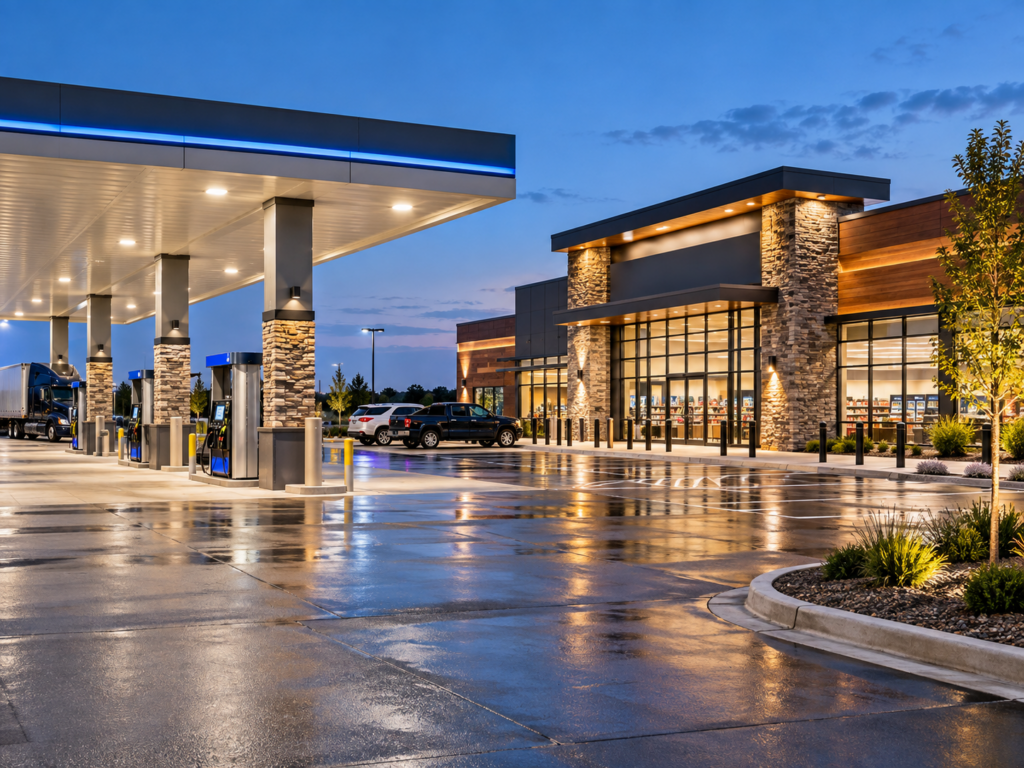 Modern Gas Station Travel Center